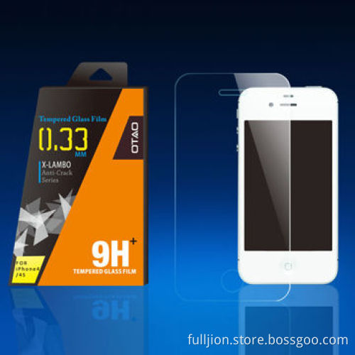 Screen protector glass film for iPhone 4s with super protection